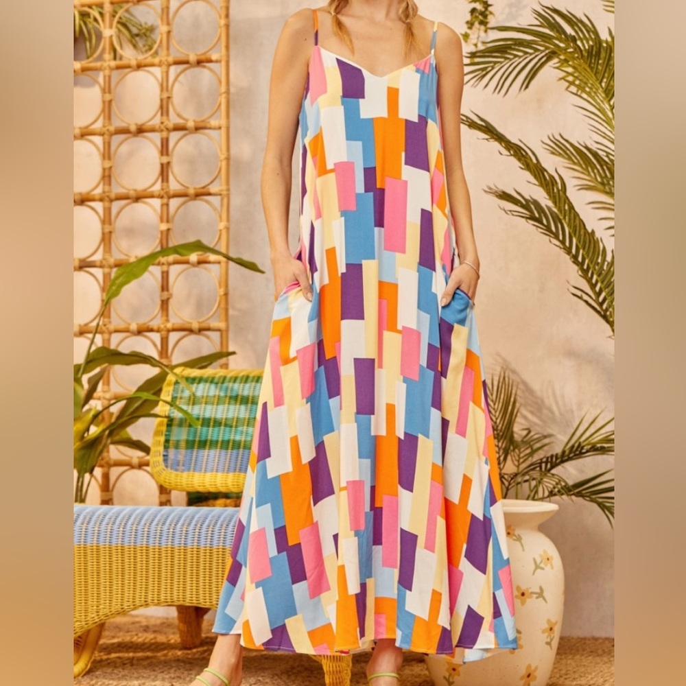 Bianca Multicolor Maxi Dress